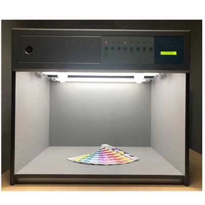 อุปกรณ์ทดสอบสิ่งทอ 220V 50Hz 90W ตู้ประเมินสีสำหรับหนัง